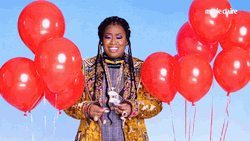 Missy Elliot Balloons GIF