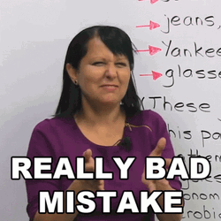 Mistake That Is Too Bad GIF