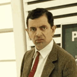 Mister Bean Nodding Right GIF | GIFDB.com