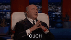 Mister Wonderful Scream Ouch On Shark Tank GIF