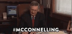 Mitch McConnell Hashtag McConnelling Meme GIF