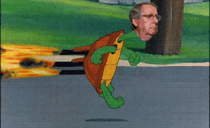 Mitch McConnell Speedy Turtle Meme GIF