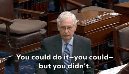 Mitch McConnell You Could Do It Meme GIF
