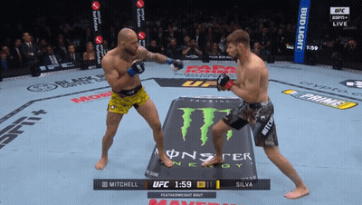 Mitchell And Silva Boxing Match GIF