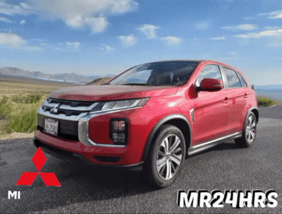 Mitsubishi Car Grille Close Up GIF
