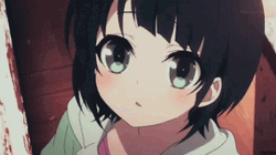 Miuna Shiodome Blushing Anime GIF