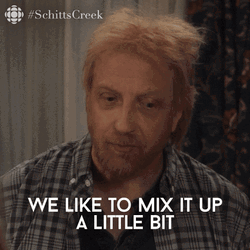 Mix It Up A Little Bit Roland Schitt GIF