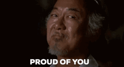 Miyagi Proud Of The Karate Kid GIF