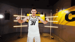 Mizzou Guy Muscle Flexing GIF