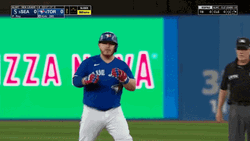 MLB Blue Jays Alejandro Kirk Finger Guns GIF