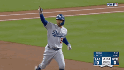 MLB LA Dodgers Mookie Betts Running GIF