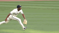 MLB Minnesota Twins Michael Taylor Catching Baseball GIF