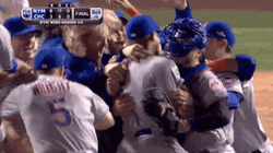 MLB New York Mets Celebrating GIF