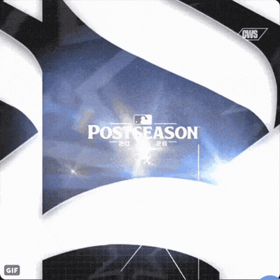 MLB Postseason Poster With Swirl