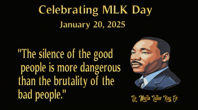 MLK Day Poster With Martin Luther King Jr Quote GIF