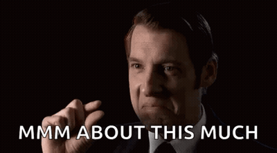 Mmmm About This Much Man Crying In Suit And Tie GIF