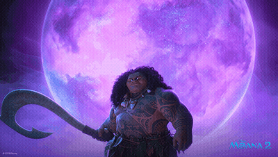 Moana 2 Man Holding Large Hook GIF