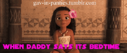 Moana Ear With Tumblr Flower GIF
