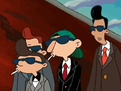 Mob Gang Strolling Hey Arnold Nicksplat GIF