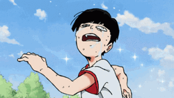 Mob Psycho 100 Shigeo Kageyama Running Tired GIF