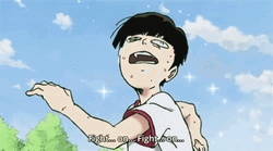 Mob Psycho Shigeo Kageyama Running Tired GIF