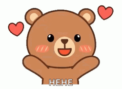 Mocha Bear Hehe GIF