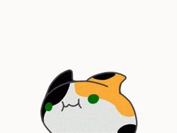 Mochi Calico Cat Wiggle GIF