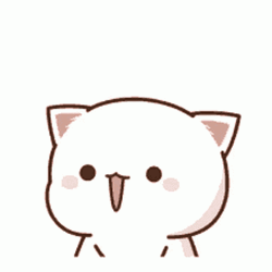 Mochi Cat Jumping Up GIF