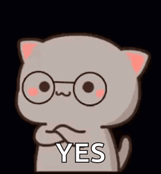 Mochicat Yessss While Nodding GIF