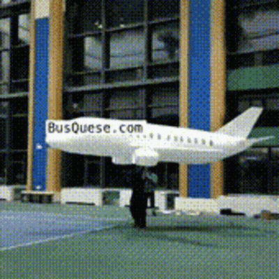 Model Airplane With Busquese.com GIF
