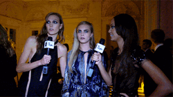 Model Cara Delevingne Funny Face GIF