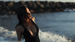 Model In Sexy Bikini Pose GIF