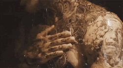 Model Stephen James Bath Time GIF