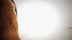 Model Wears Thong In Bright Sunlight GIF