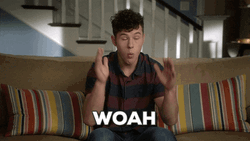 Modern Family Luke Shocked Woah GIF