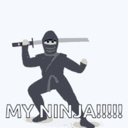 Modern Ninja My Ninja Vanish Mode GIF