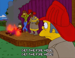 Moe Asking To Get Fire Hose GIF