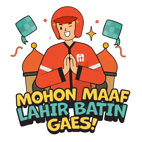 Mohon Maaf Lahir Batin Gaes Sticker