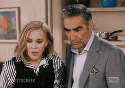 Moira Rose And A Man GIF