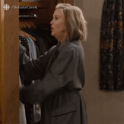Moira Rose Is Building Mystery GIF