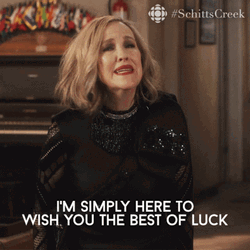Moira Rose Simply Best Wishes Of Luck  GIF