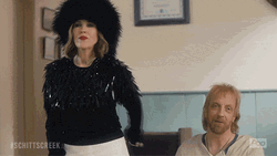 Moira Rose Sit Down GIF