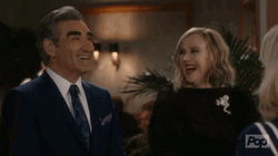 Moira Rose Smile Wide GIF