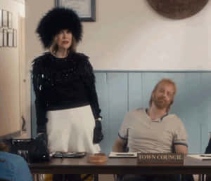 Moira Rose Stand GIF