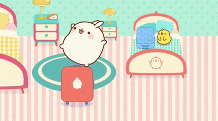 Molang And Piu Piu Fell Down GIF