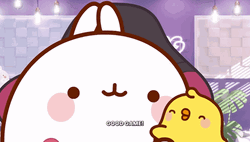Molang And Piu Piu Good Game GIF