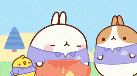 Molang And Piu Piu Leaving Sad GIF