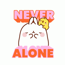 Molang And Piu Piu Never Alone GIF