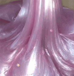 Molding Shiny Violet Slime GIF