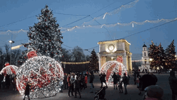 Moldova Europe Christmas Winter  GIF
